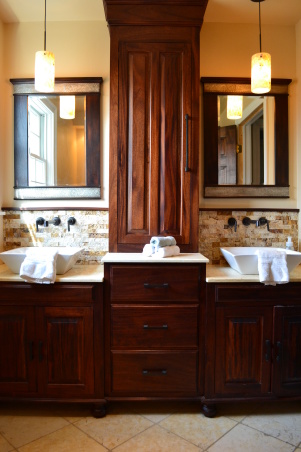 Custom Bathroom Cabinets