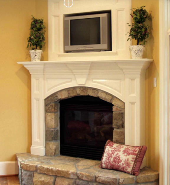 Custom wood fireplace mantel near Philadelphia PA by Flegel Woodcraft